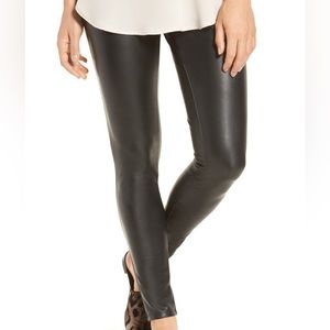 Halogen Faux Leather Leggings